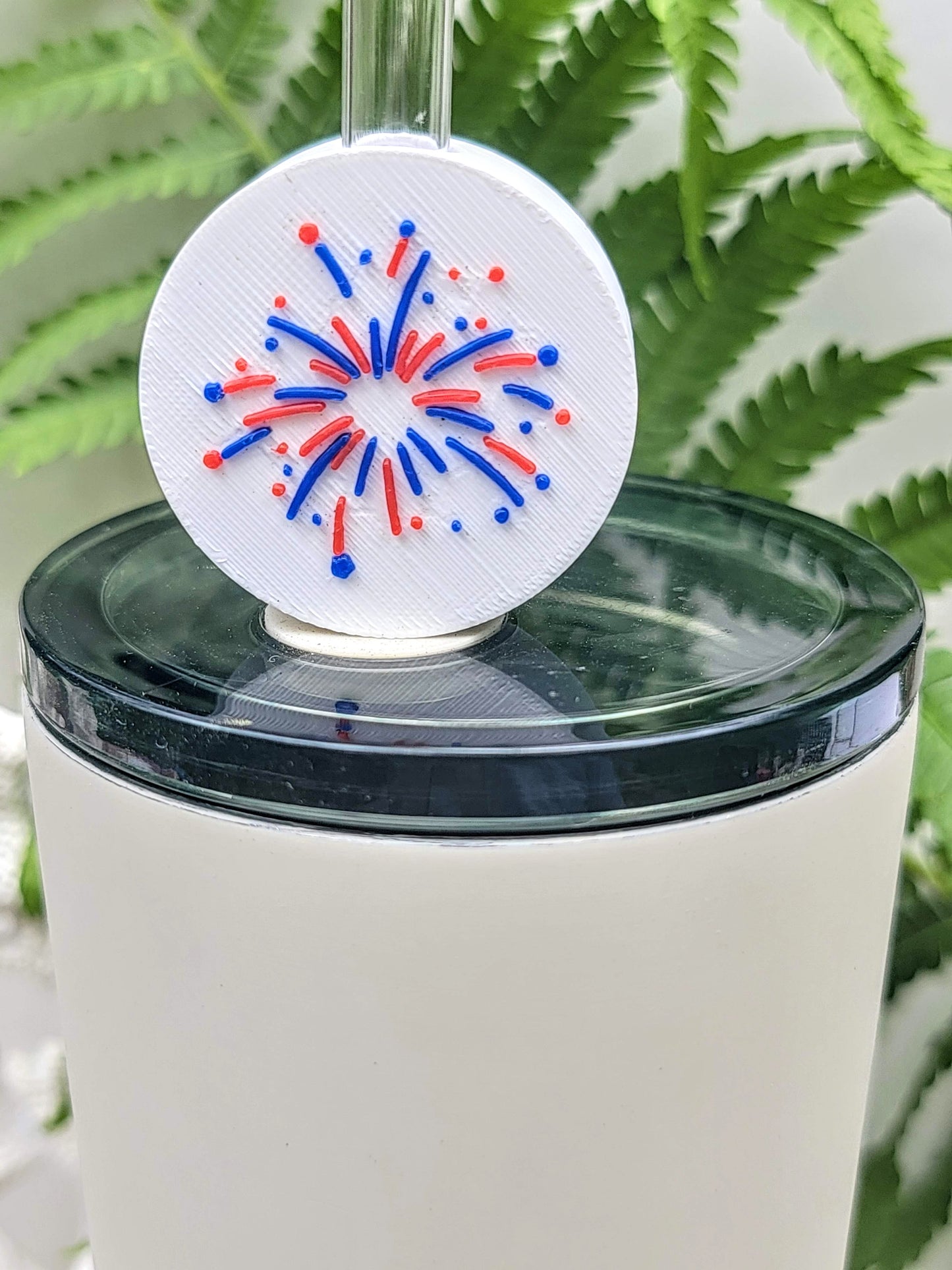 Fireworks Straw Topper