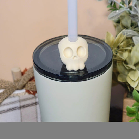 Skull Straw Topper
