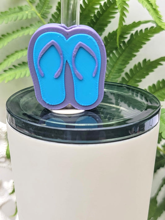 Flip Flops Straw Topper