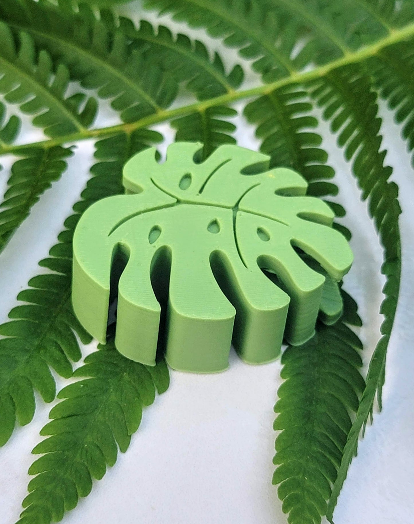 Monstera Straw Topper